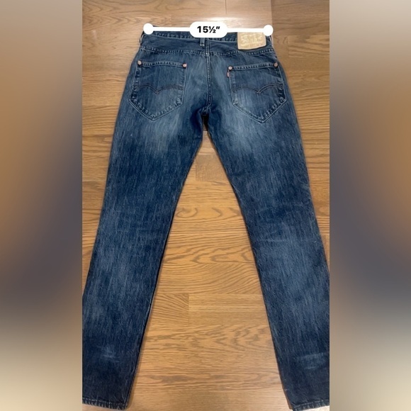 Levi’s 511 blue jeans Silver Label size 34x36 y2k vintage F - Picture 5 of 12